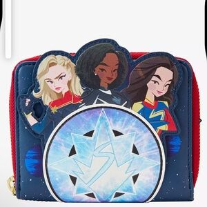 Loungefly Marvel The Marvel Characters Wallet NWT